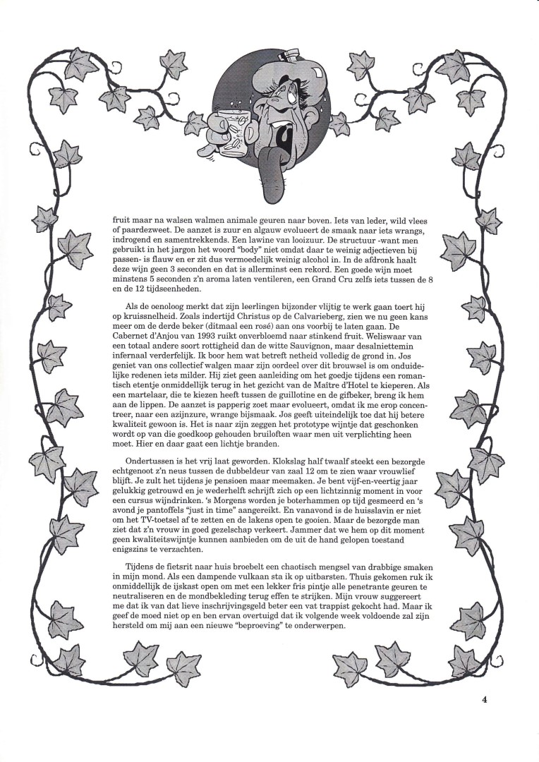 Wijndegustatie artikel