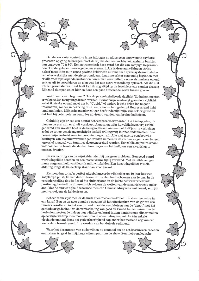 Wijndegustatie artikel