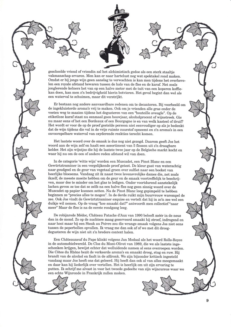 Wijndegustatie artikel