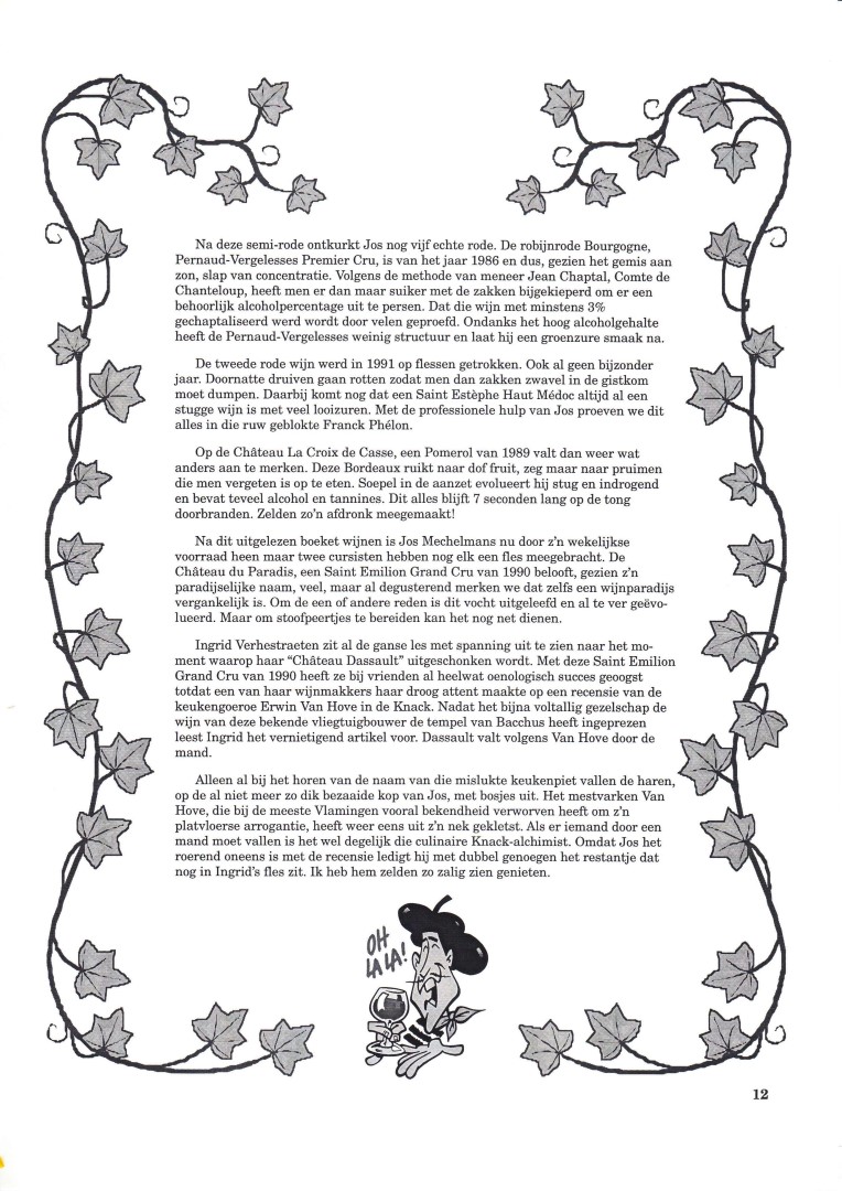 Wijndegustatie artikel