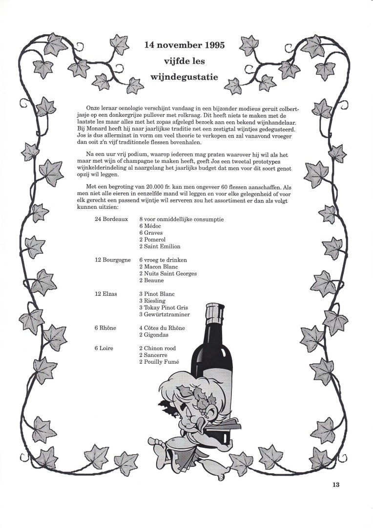 Wijndegustatie artikel